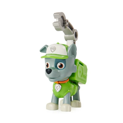 Gambar Paw Patrol Minifigure Action Pack Pup & Badge Sound Random