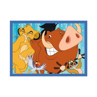Gambar Trefl Puzzle 4 In 1 Disney World 34618
