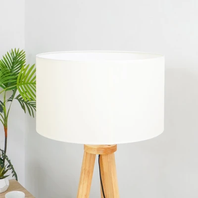 Gambar Informa Felton Lampu Lantai - Krem/Kayu