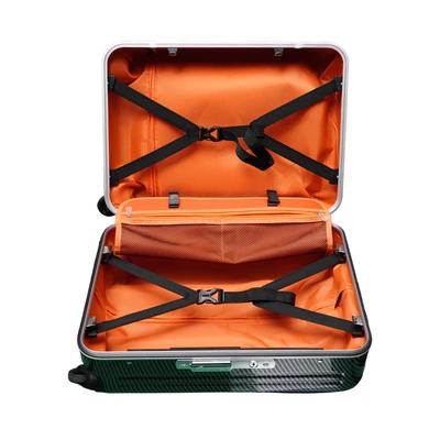 Ember Orange Antler Luggage Orange Antler Large Suitcase In Ember