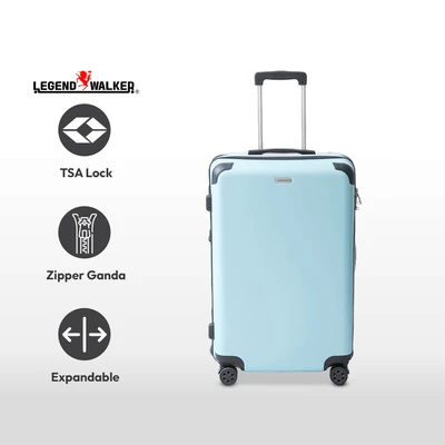 Gambar Legend Walker 28 Inci Earth Koper Pc & Abs Tsa Lock - Biru Ocean