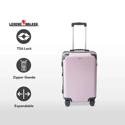 Gambar Legend Walker 24 Inci Earth Koper Pc & Abs Tsa Lock - Pink