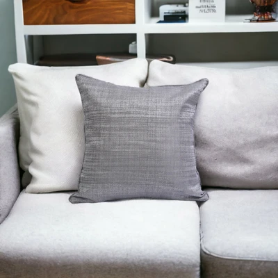 Gambar Informa Modern Sarung Bantal Sofa Polyester V1 45x45 cm - Silver