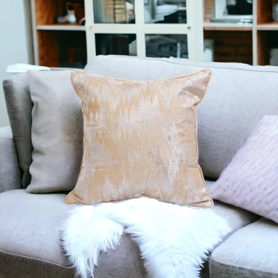 Gambar Informa Modern Sarung Bantal Sofa Polyester V7 45x45 cm - Gold