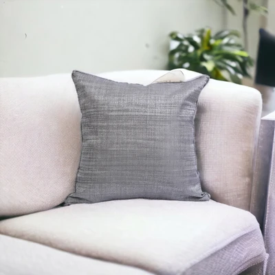 Gambar Informa Modern Sarung Bantal Sofa Polyester V1 55x55 cm - Silver