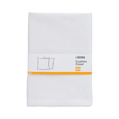Gambar Informa Modern Sarung Bantal Sofa Polyester V2 55x55 cm - Silver
