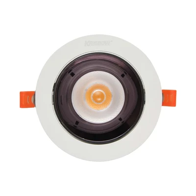Gambar Krisbow Lampu Downlight LED Adjustable 5 Watt Warm White - Kuning