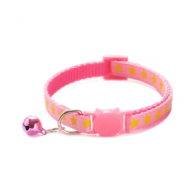 Gambar Paws N Tail Kalung Kucing Star Print - Pink