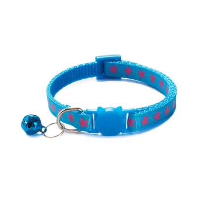 Gambar Paws N Tail Kalung Kucing Star Print - Biru