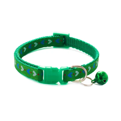Gambar Paws N Tail Kalung Kucing Print Love - Hijau