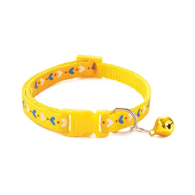 Gambar Paws N Tail Kalung Kucing Print Love - Kuning