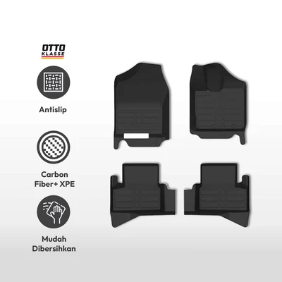 Gambar Otto Klasse Set 4 Pcs Karpet Mobil Rocky Raize - Hitam