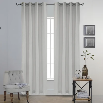 Gambar Informa Gorden Textured 140x250 cm Set 2 pcs - Krem