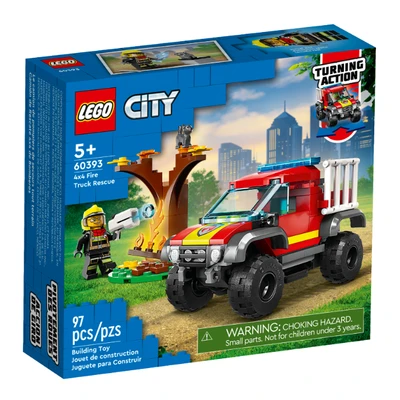 Gambar LEGO City 4x4 Fire Truck Rescue 60393
