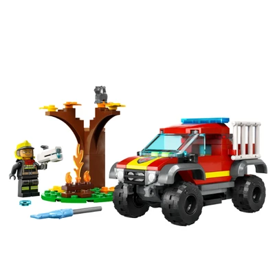 Gambar LEGO City 4x4 Fire Truck Rescue 60393
