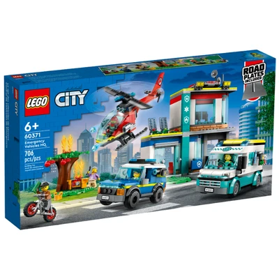 Gambar LEGO City Emergency Vehicles Hq 60371