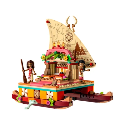 Gambar LEGO Disney Princess Moana Wayfinding Boat 43210