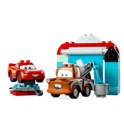 Gambar LEGO Duplo Lightning Mcqueen And Maters Car Wash Fun 10996