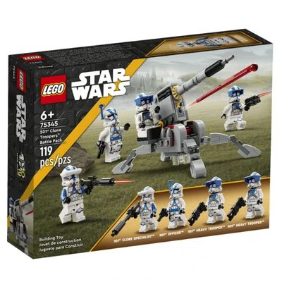 Gambar LEGO Star Wars 501st Clone Troopers Battle 75345