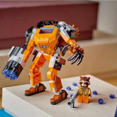 Gambar LEGO Marvel Rocket Mech Armor 76243