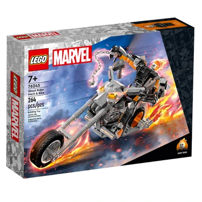 Gambar LEGO Marvel Super Heroes Ghost Rider Mech And Bike 76245