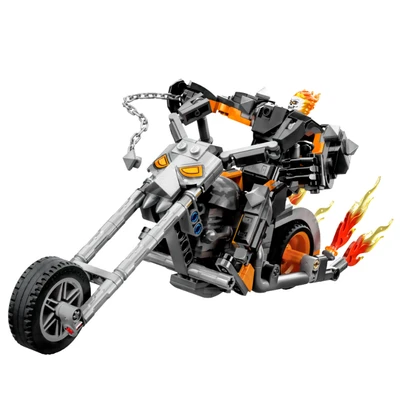 Gambar LEGO Marvel Super Heroes Ghost Rider Mech And Bike 76245