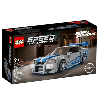 Gambar LEGO Speed Champion 2 Fast 2 Furious Nissan Skyline Gt-r R34