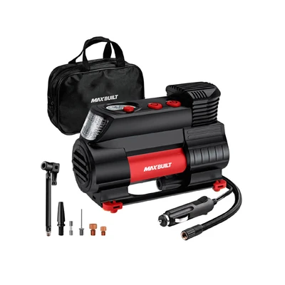 Gambar Maxbuilt Pompa Ban Super Digital 10a Dc12v - Hitam/biru