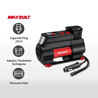 Gambar Maxbuilt Pompa Ban Super Digital 10a Dc12v - Hitam/biru