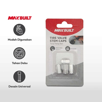 Gambar Maxbuilt Set 4 Pcs Tutup Katup Ban - Silver