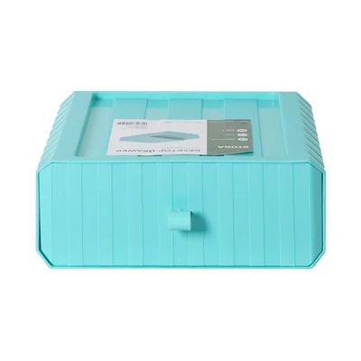 Gambar Stora Laci Penyimpanan Stackable - Biru Muda