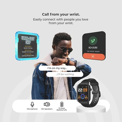 Gambar Olike Smart Watch W12 S - Hitam