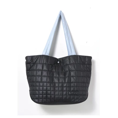 Gambar Ilook Tote Bag Block Puff Large - Hitam