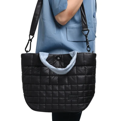 Gambar Ilook Tote Bag Block Puff Large - Hitam