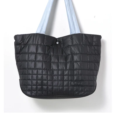 Gambar Ilook Tote Bag Block Puff Large - Hitam
