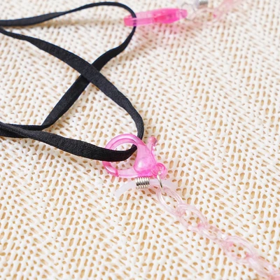 Gambar Ataru Tali Masker Chain Clear Bear - Pink