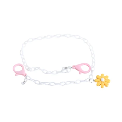 Gambar Ataru Tali Masker Chain Flower - Putih/Kuning