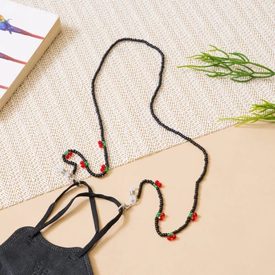 Gambar Ataru Tali Masker Chain Cherry - Hitam