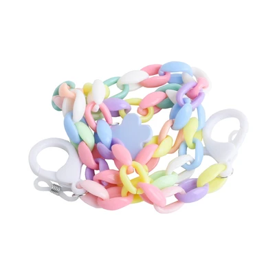 Gambar Ataru Tali Masker Rantai Multicolor Flower