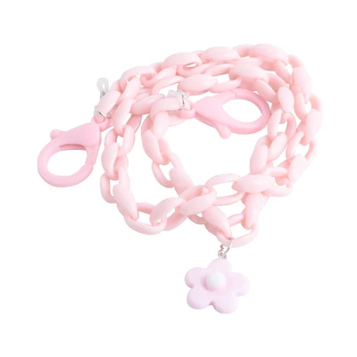 Gambar Ataru Tali Masker Rantai Flower - Pink