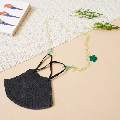 Gambar Ataru Tali Masker Flower - Hijau