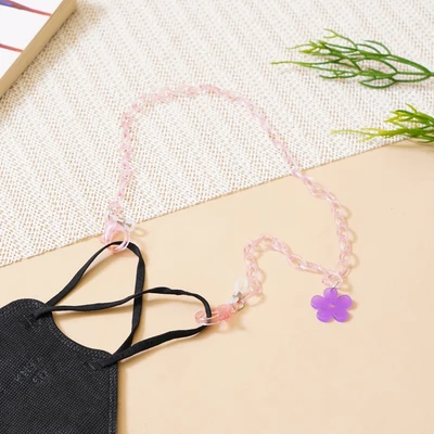 Gambar Ataru Tali Masker Flower - Pink/Ungu