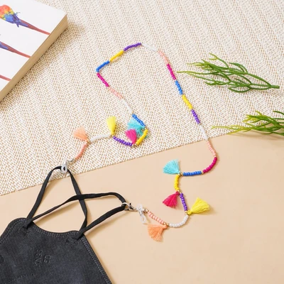 Gambar Ataru Tali Masker Beads Tassel Colorful I I