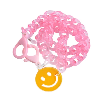 Gambar Ataru Tali Masker Plastik Smiley -  Pink