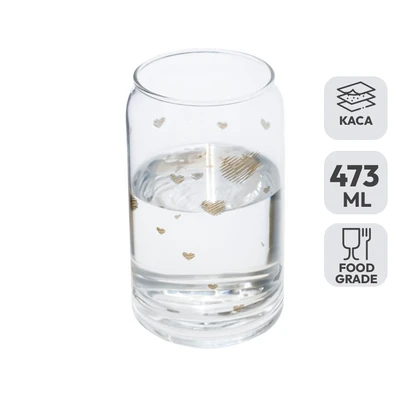 Gambar Libbey Gelas Kaca Love 473 ml Transparan
