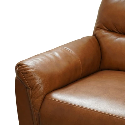 Gambar Ferrara Brownsville Set Sofa Recliner Kulit - Cokelat