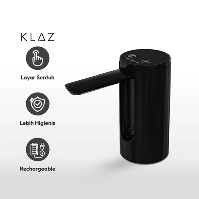 Gambar Klaz Pompa Air Galon Lipat Rechargeable Ap218 - Hitam