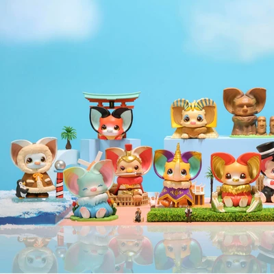 Gambar Pop Mart Minifigure Yoki Travel Around The World Random