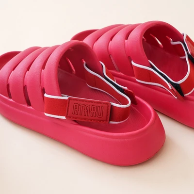 Gambar Ataru Ukuran 36/37 Sandal Wanita Dengan Elastic Band - Pink