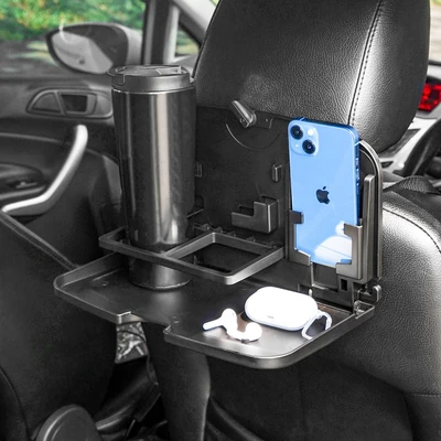 Gambar Otto Klasse Meja Lipat Mobil Headrest Compact - Hitam